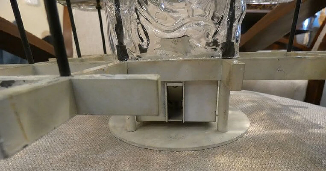 Murano glass Patchwork wall light by Venini, 1960s 10