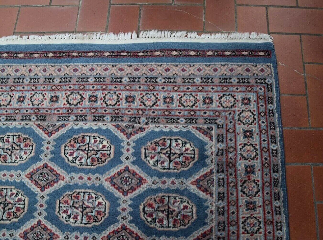 Bukhara carpet with gul pattern, 1970s 9