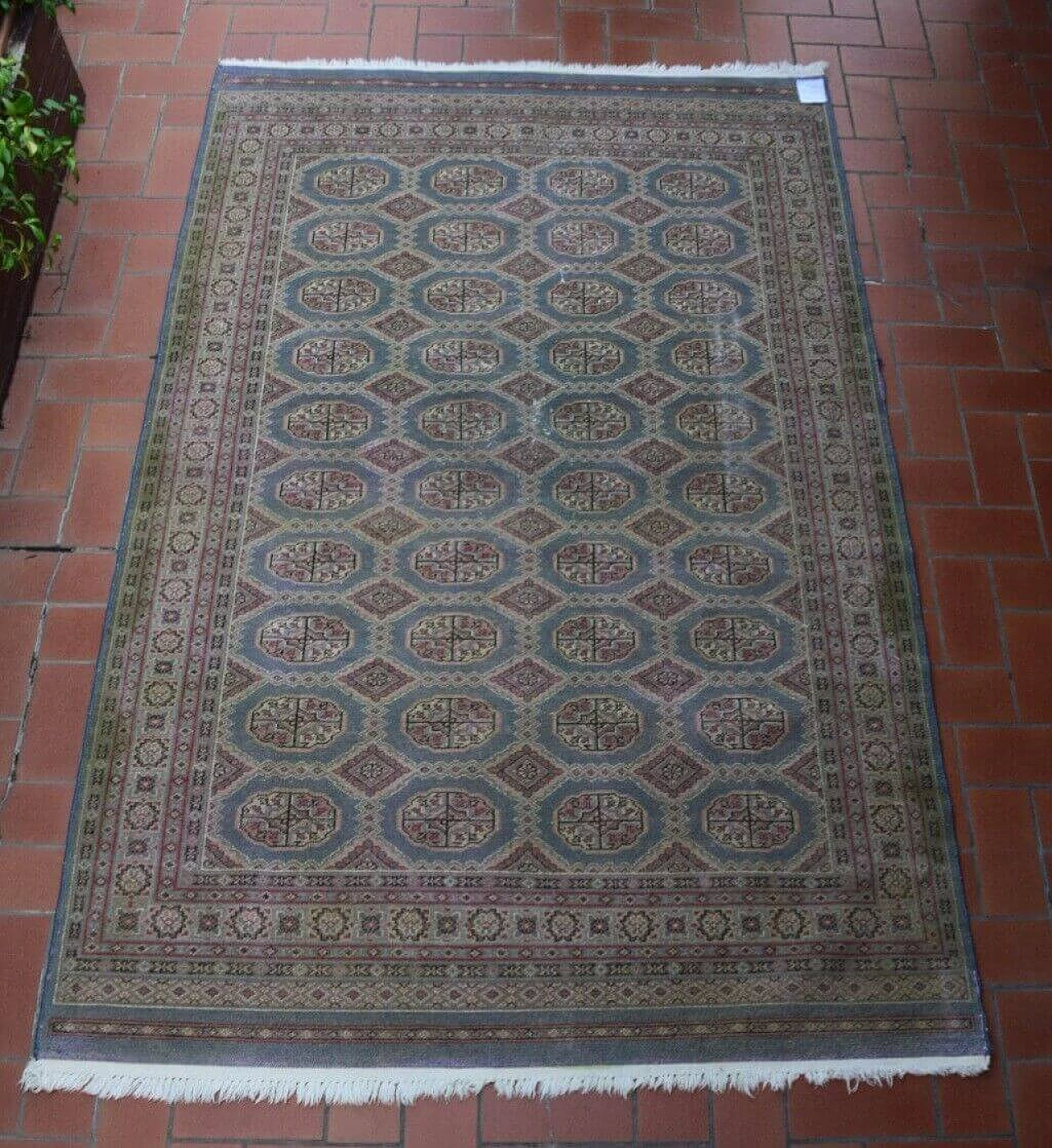Bukhara carpet with gul pattern, 1970s 11