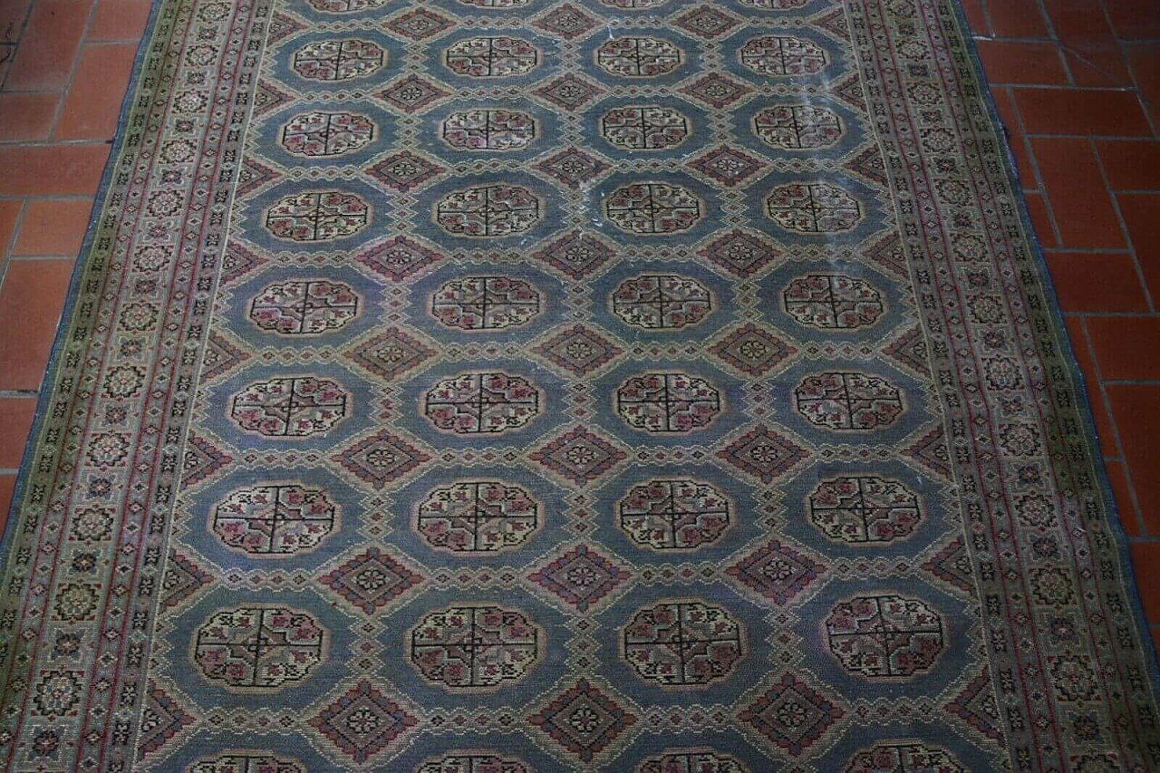 Bukhara carpet with gul pattern, 1970s 13