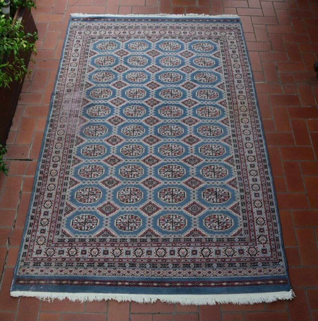 Bukhara carpet with gul pattern, 1970s 16