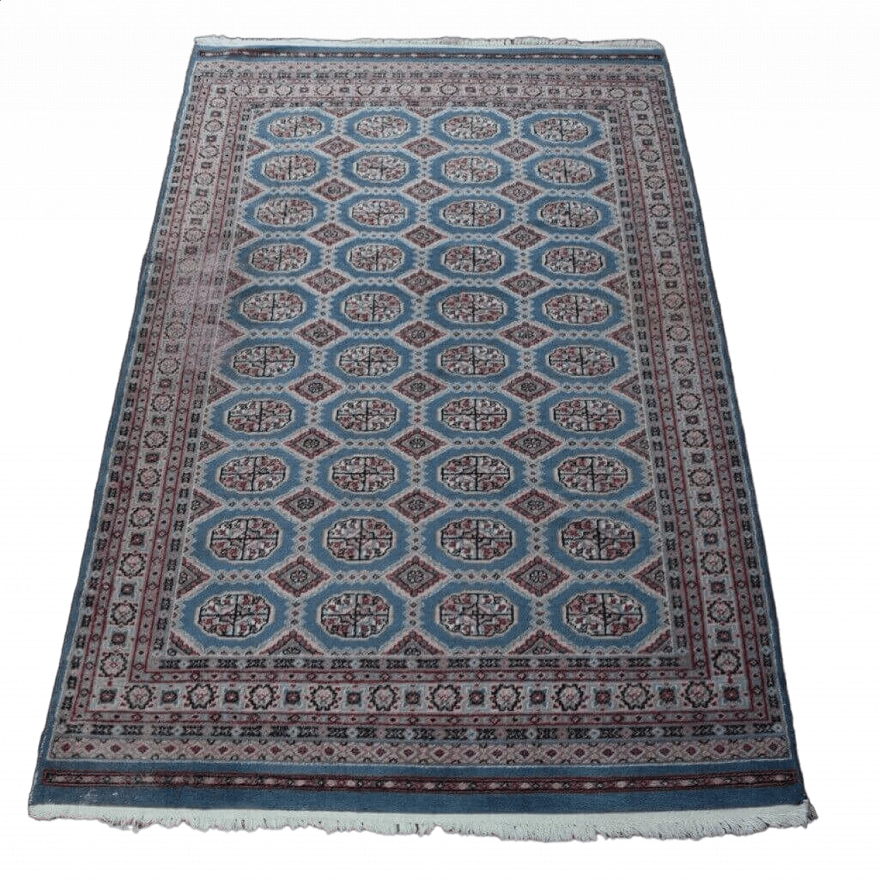 Bukhara carpet with gul pattern, 1970s 17