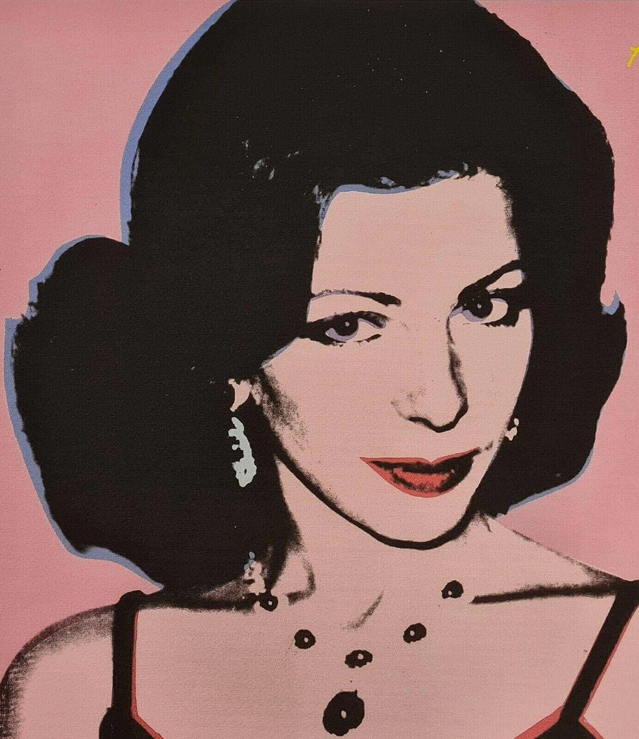 Female portrait, lithography, reproduction after Andy Warhol, 1980s 4