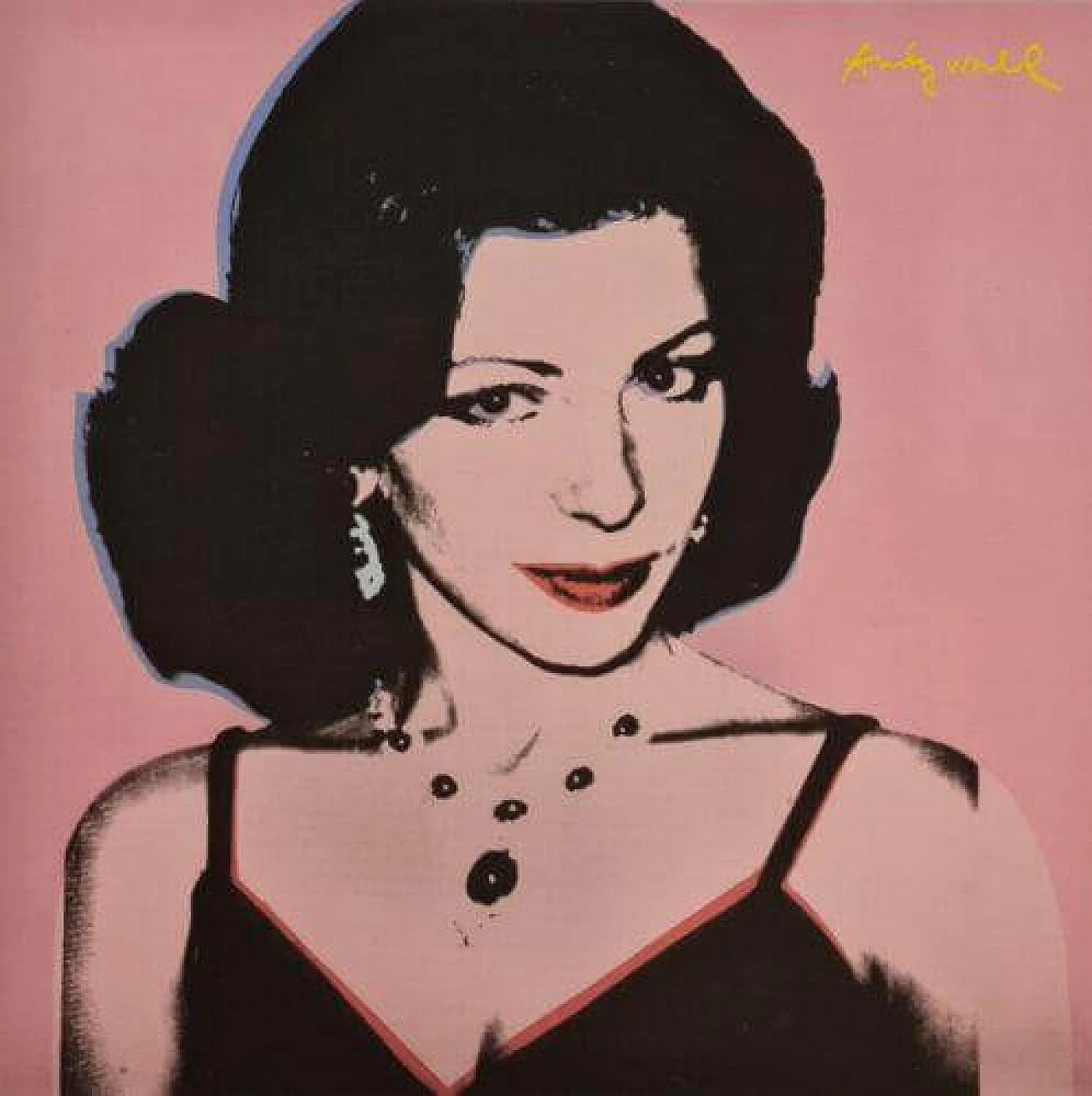 Female portrait, lithography, reproduction after Andy Warhol, 1980s 11