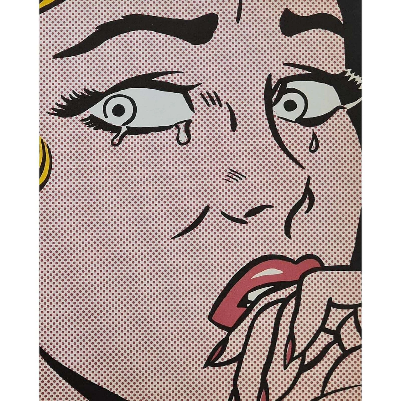 Roy Lichtenstein, Crying, litografia, anni '80 7