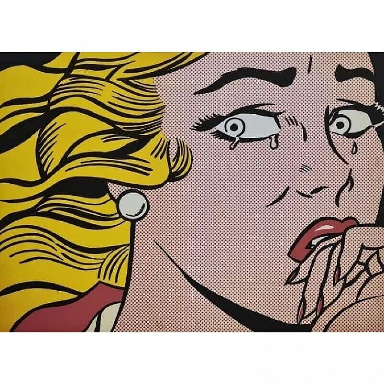 Roy Lichtenstein, Crying, litografia, anni '80 9