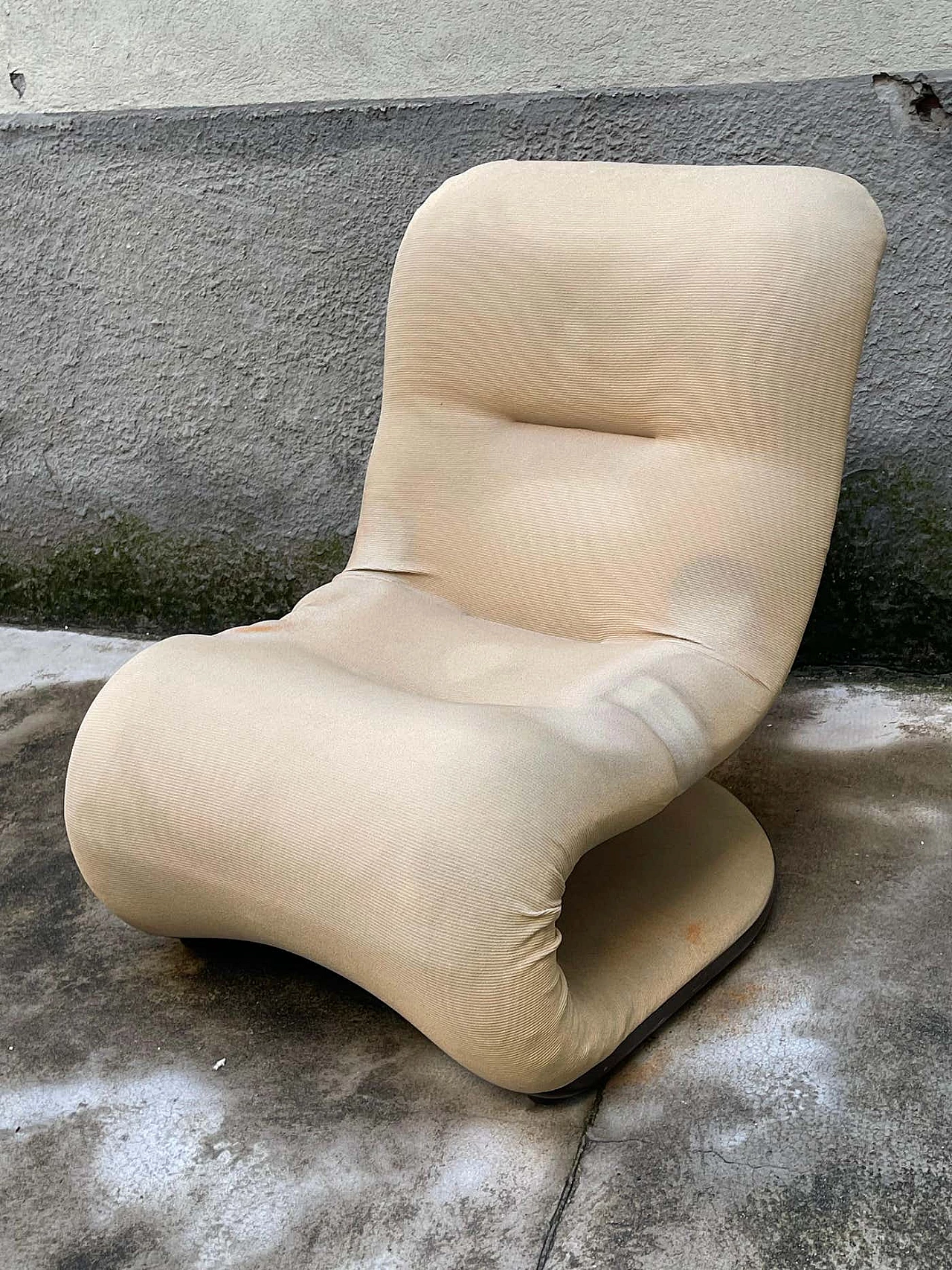 Armchair with removable armrests by 4P Girasole, 1970s 6