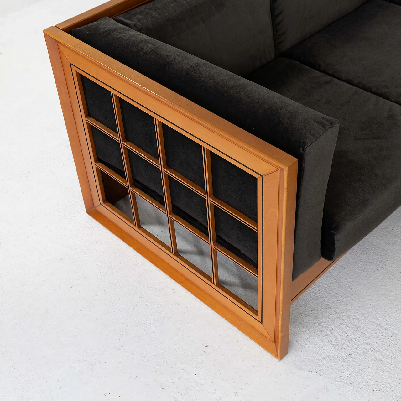 Pair of Caccia alla Volpe sofas by Linea Arredo, 1970s 3