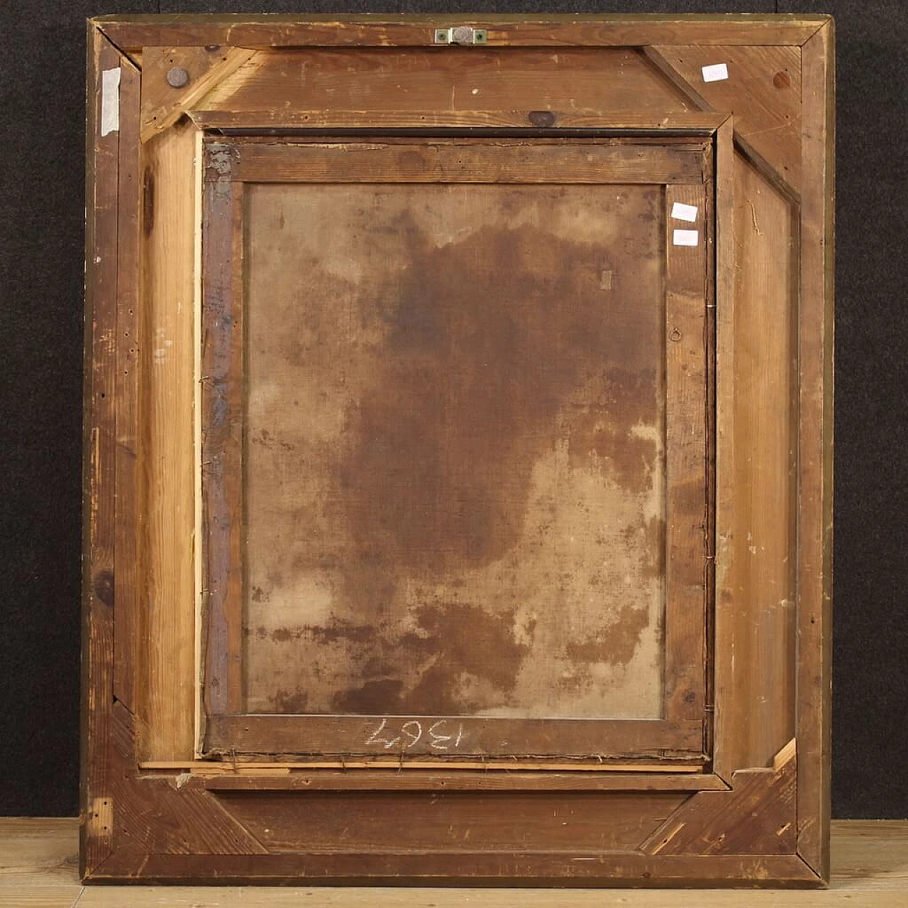 Fruit seller, oil painting on canvas, second half of the 18th century 5