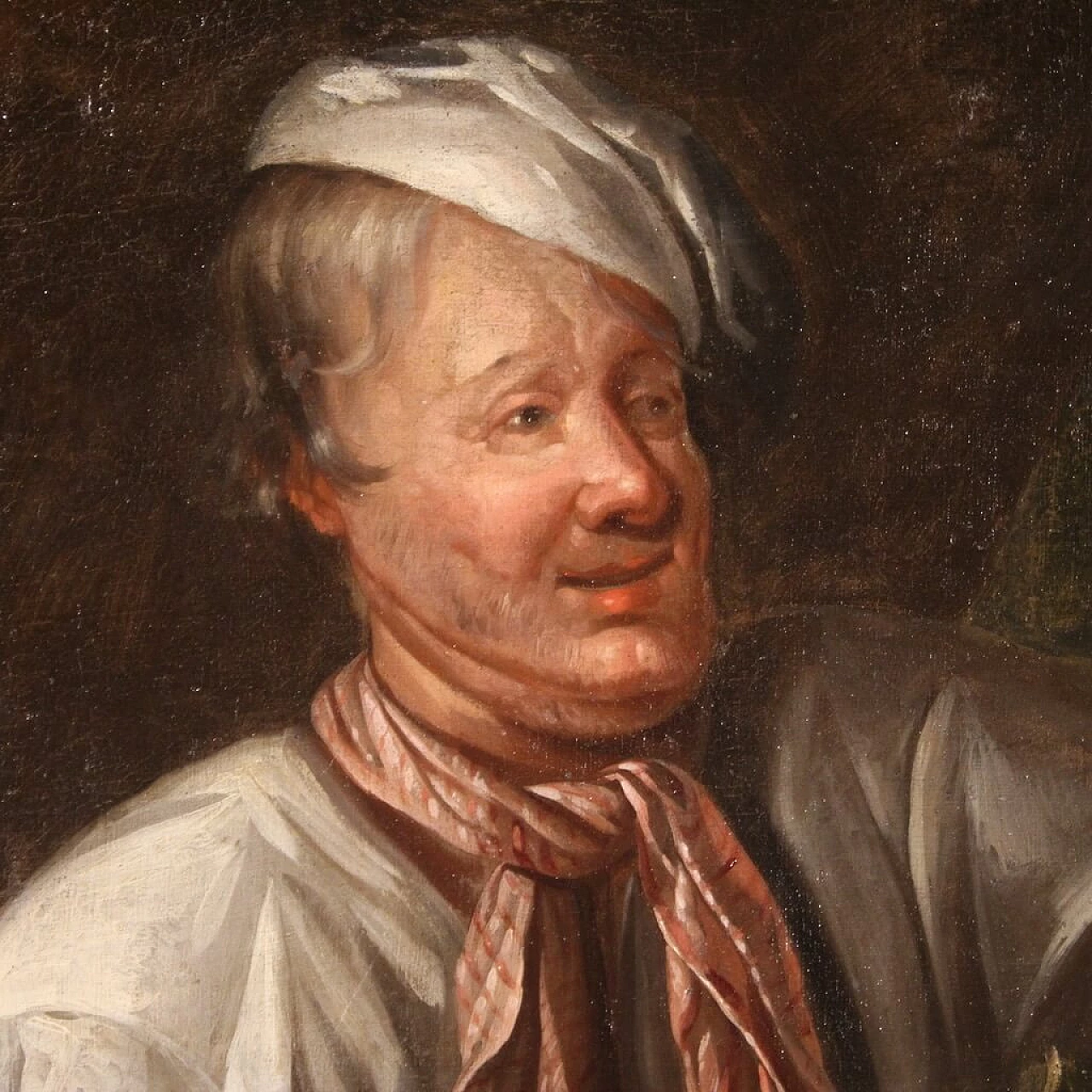 Fruit seller, oil painting on canvas, second half of the 18th century 12