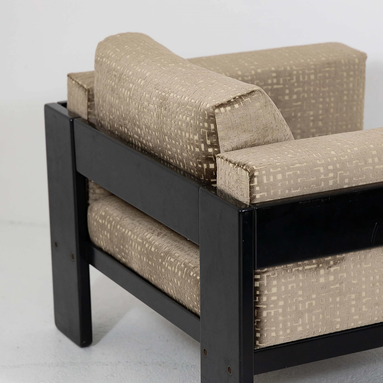 Pair of Bastiano armchairs by Afra and Tobia Scarpa for Gavina, 1960s 8