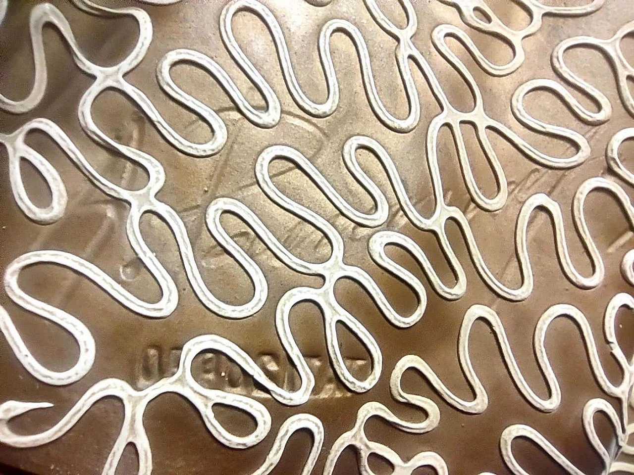 Madonna and Jesus in glazed ceramic and brass by Arturo Pannunzio, 1940s 2