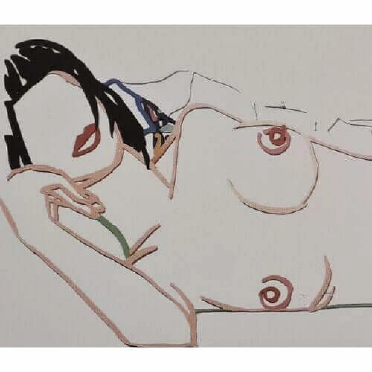 After Tom Wesselmann, Monica, silkscreen, 1990s 1