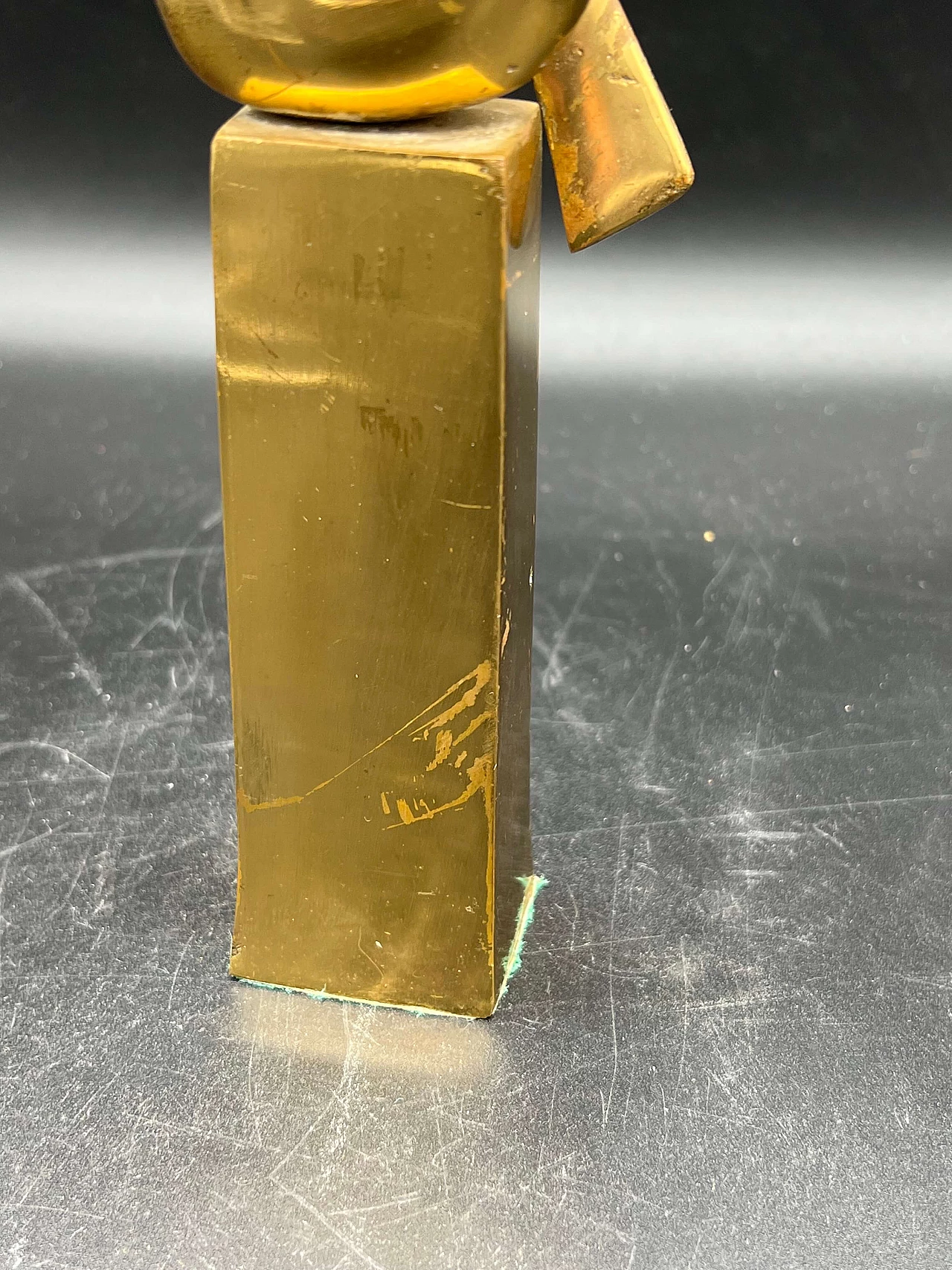 Nado Canuti, composizione astratta, scultura in bronzo 9