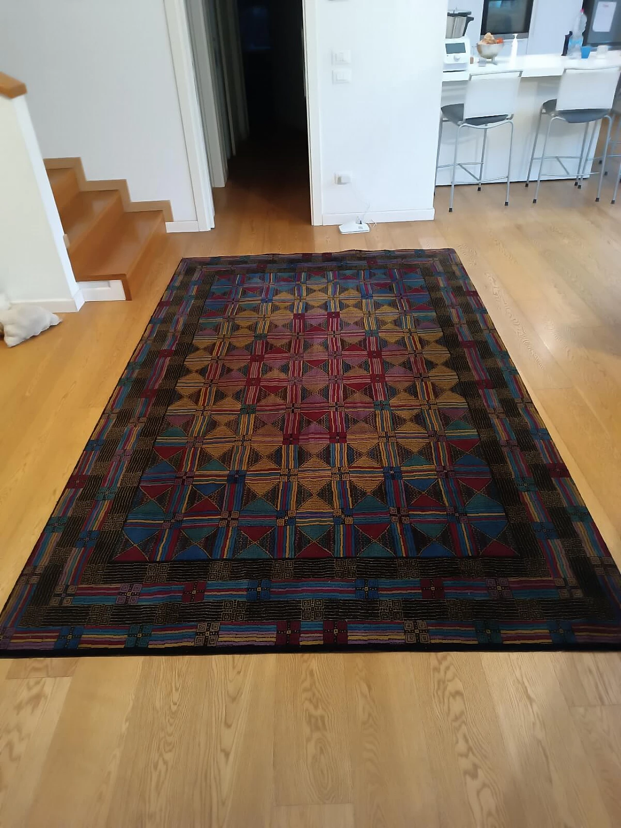 Tappeto Missoni in lana, anni '80 1