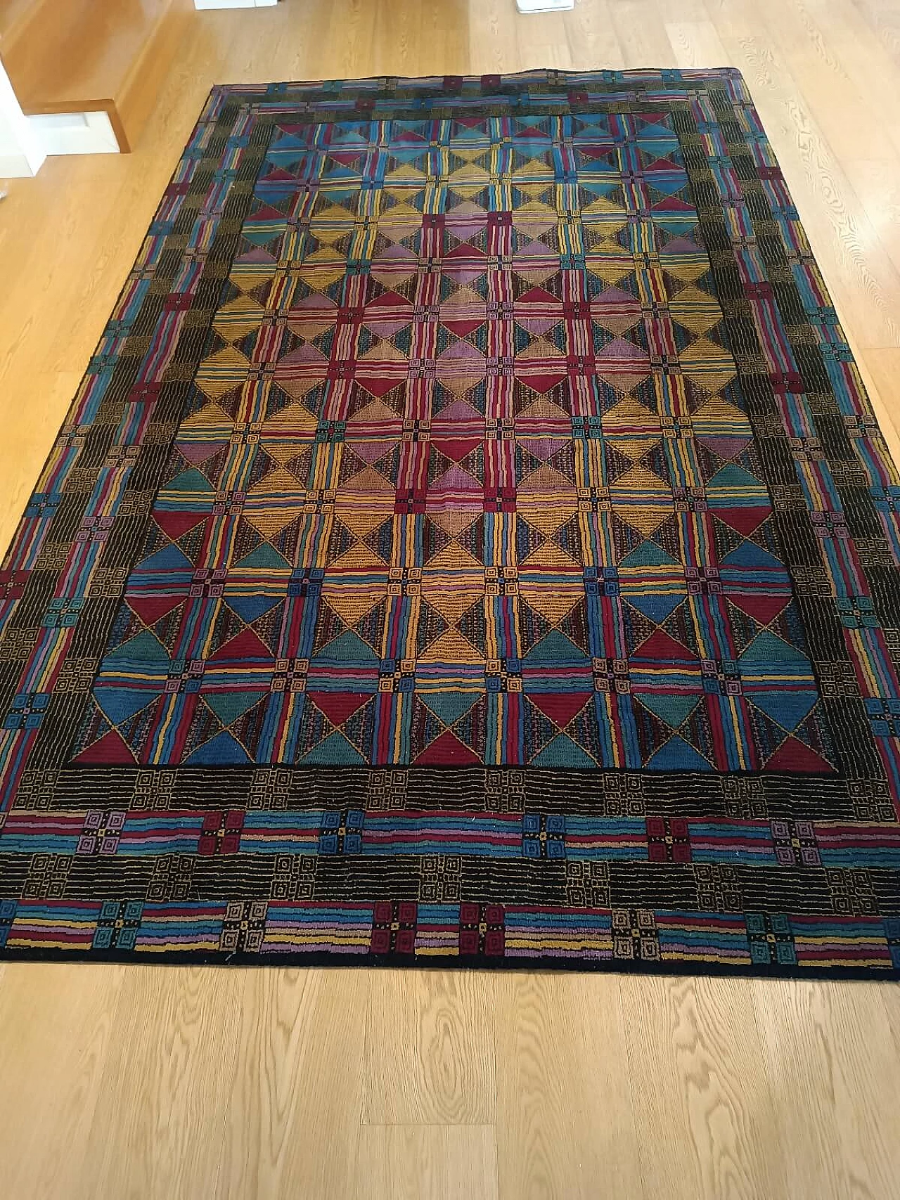 Tappeto Missoni in lana, anni '80 3