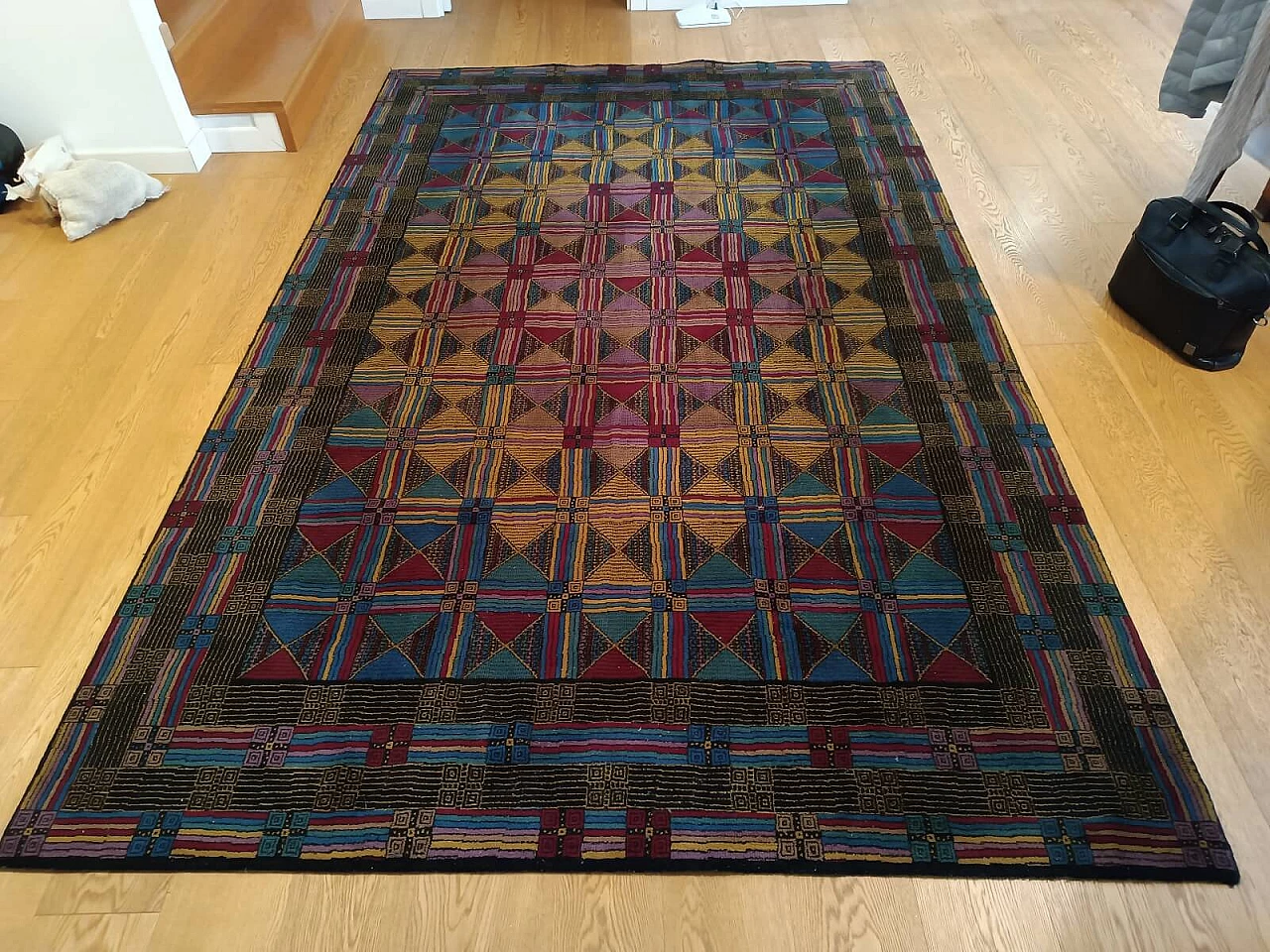 Tappeto Missoni in lana, anni '80 4