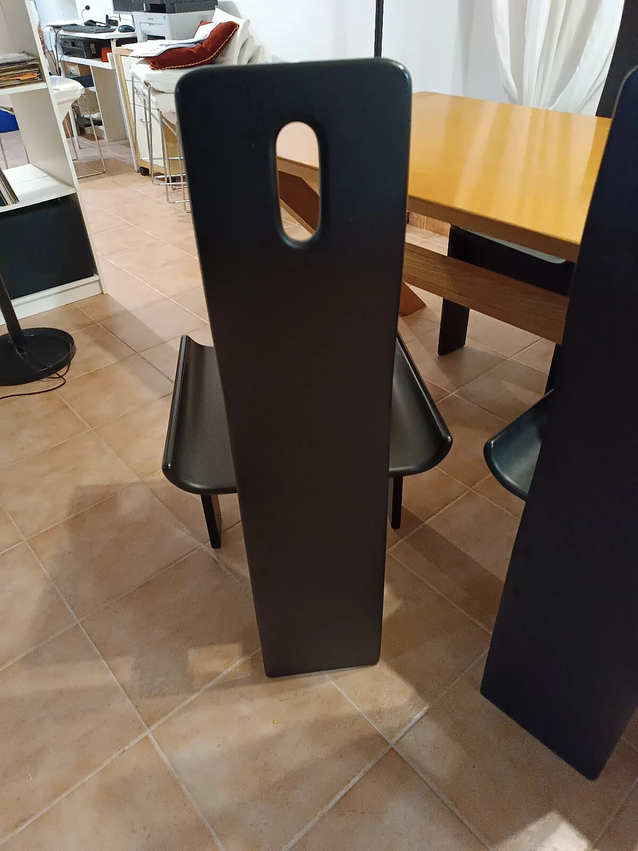 6 Sedie in legno di Eduardo Landi, 1973 3