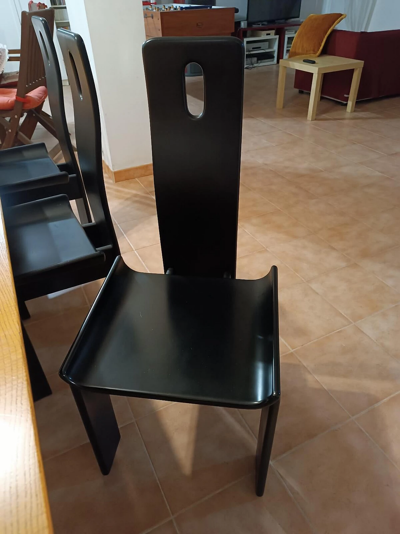 6 Sedie in legno di Eduardo Landi, 1973 4