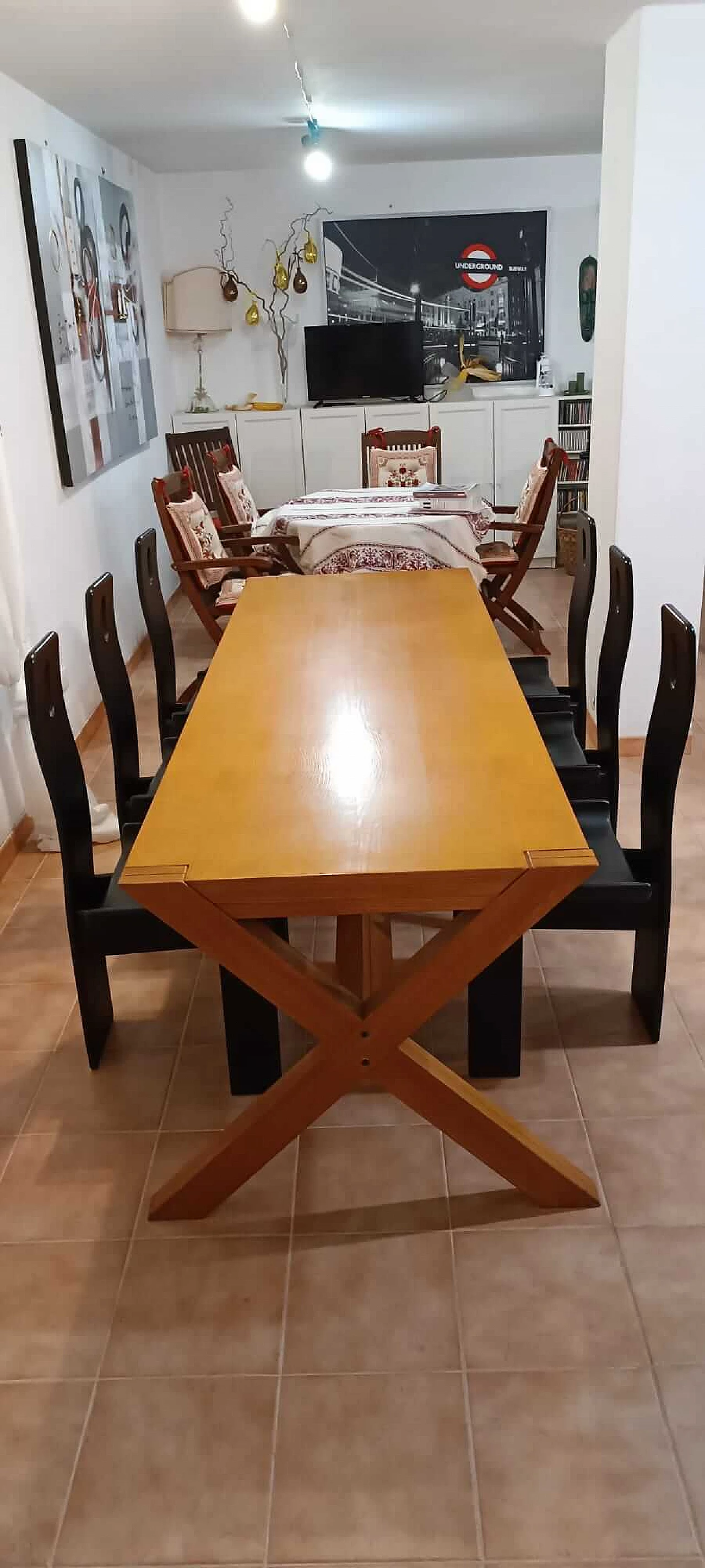 Tavolo in legno, anni '90 2