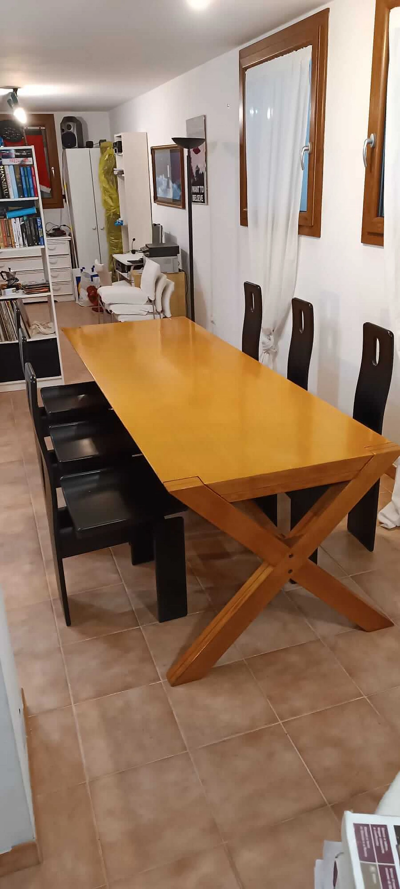 Tavolo in legno, anni '90 6