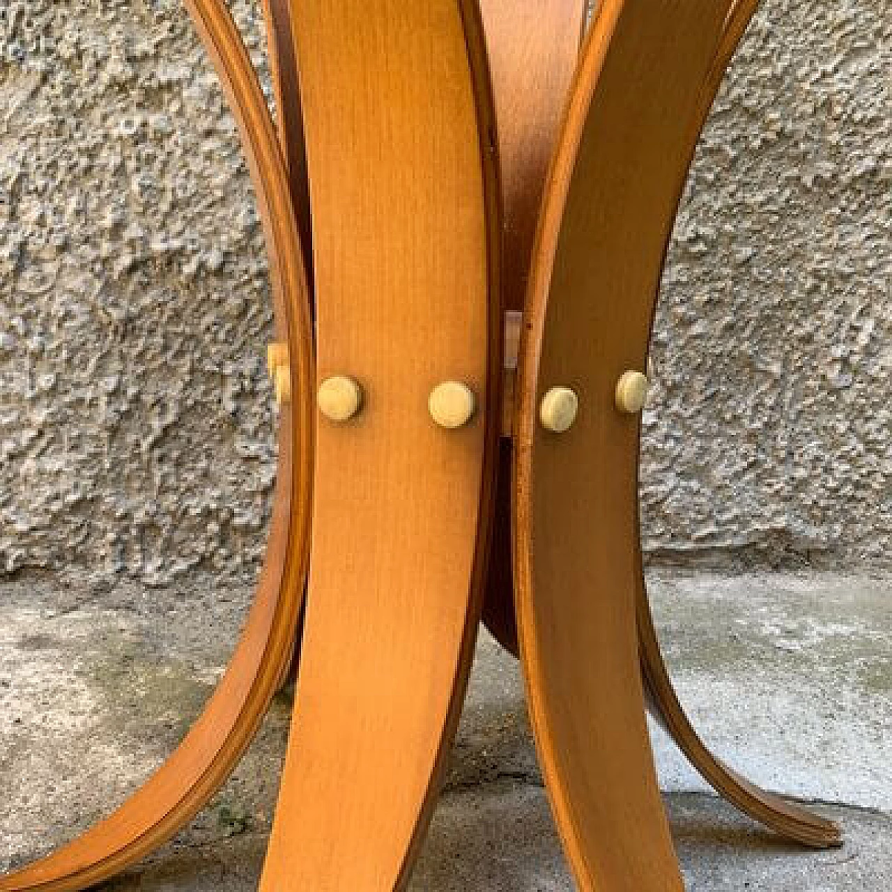 Curved wood support, 1950s 5