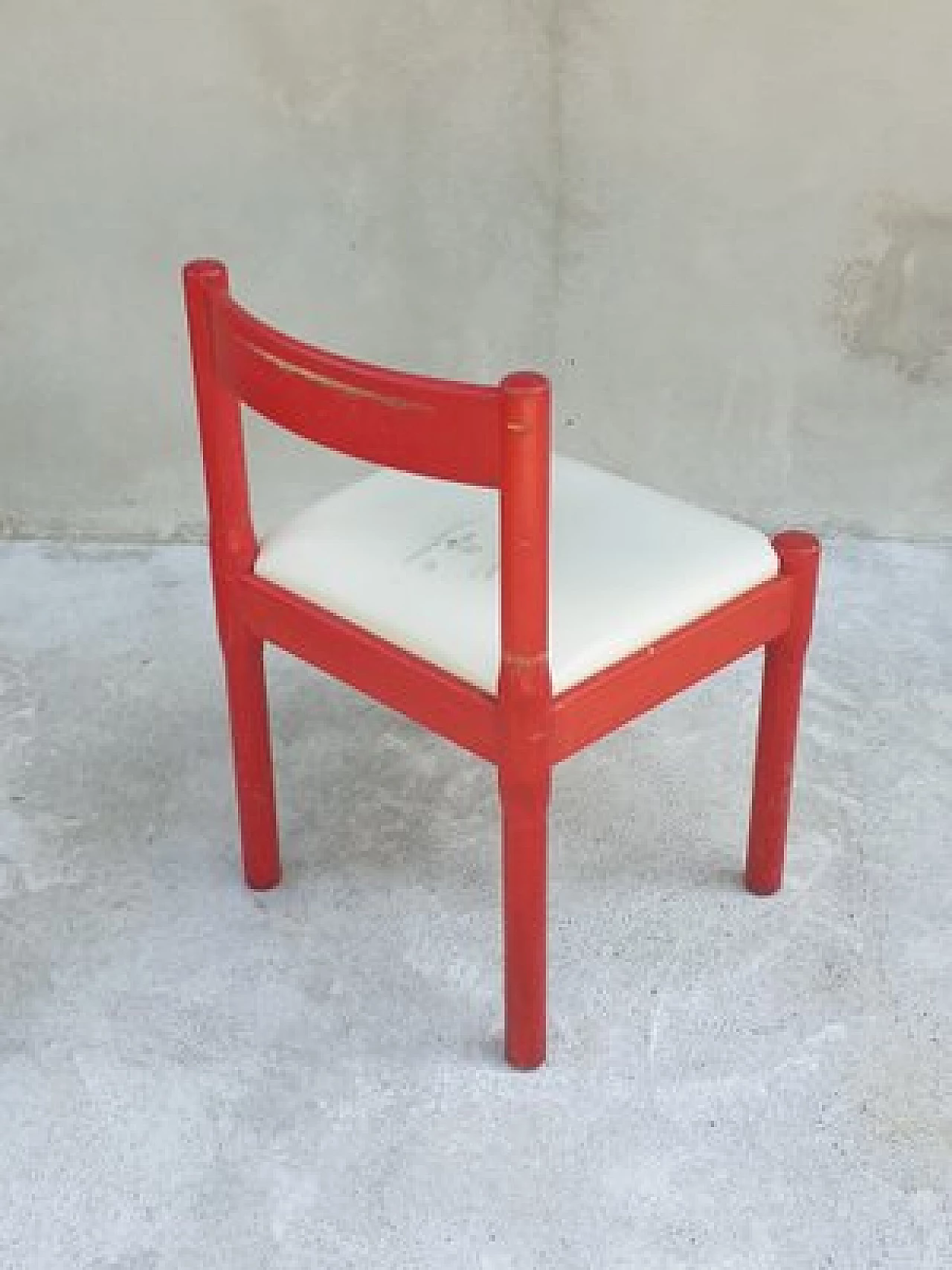 4 Carimate chairs by Vico Magistretti for Cassina, 1960s 5