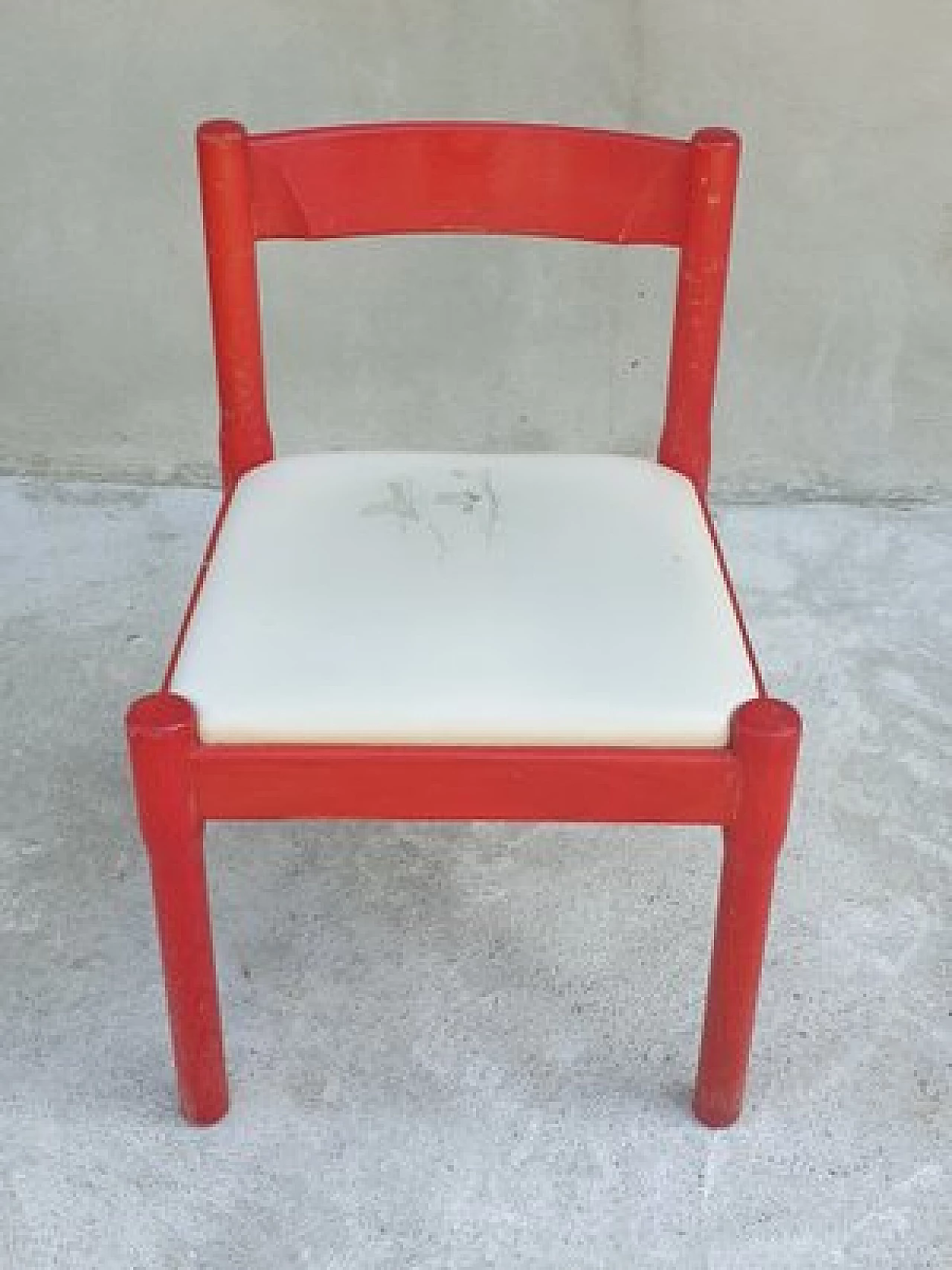 4 Carimate chairs by Vico Magistretti for Cassina, 1960s 6
