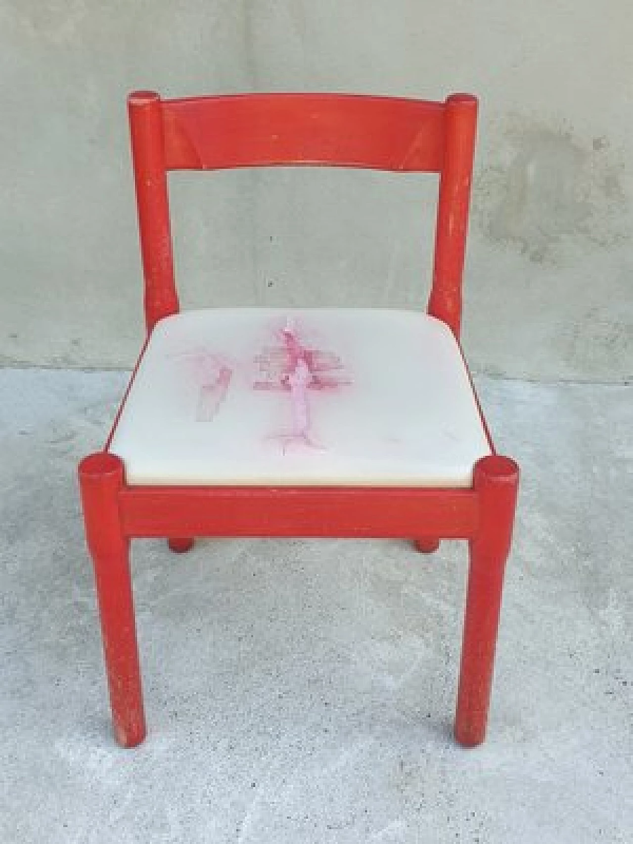 4 Carimate chairs by Vico Magistretti for Cassina, 1960s 8