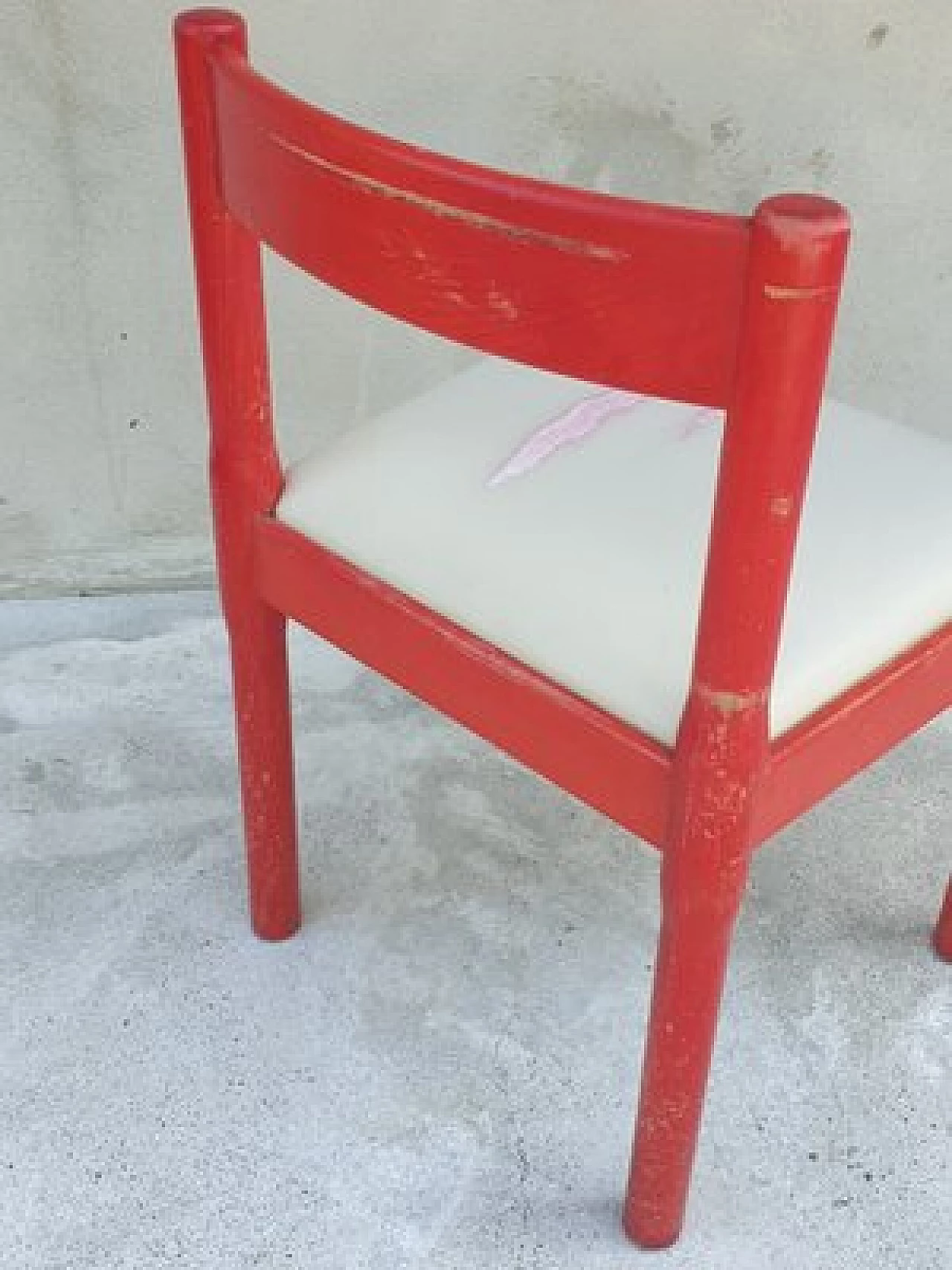 4 Carimate chairs by Vico Magistretti for Cassina, 1960s 9