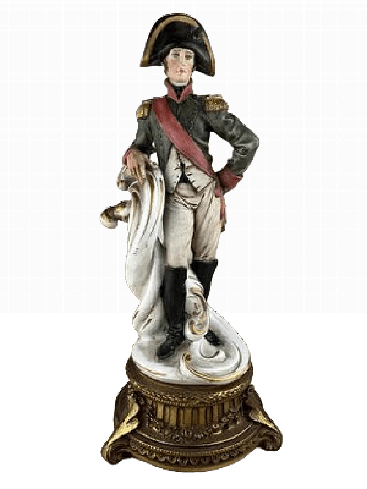 Porcelain and bronze statuette representing Napoleon by Ticke, 1990 16
