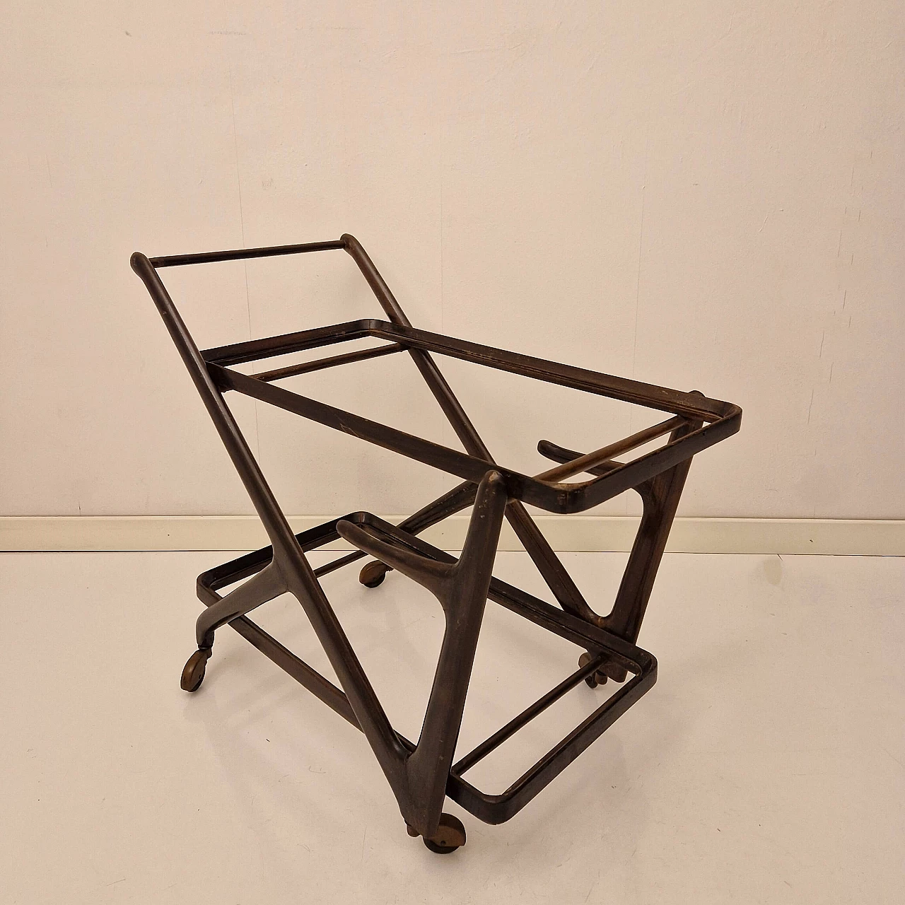 Bar cart attributed to Cesare Lacca for Cassina, 1950s 2