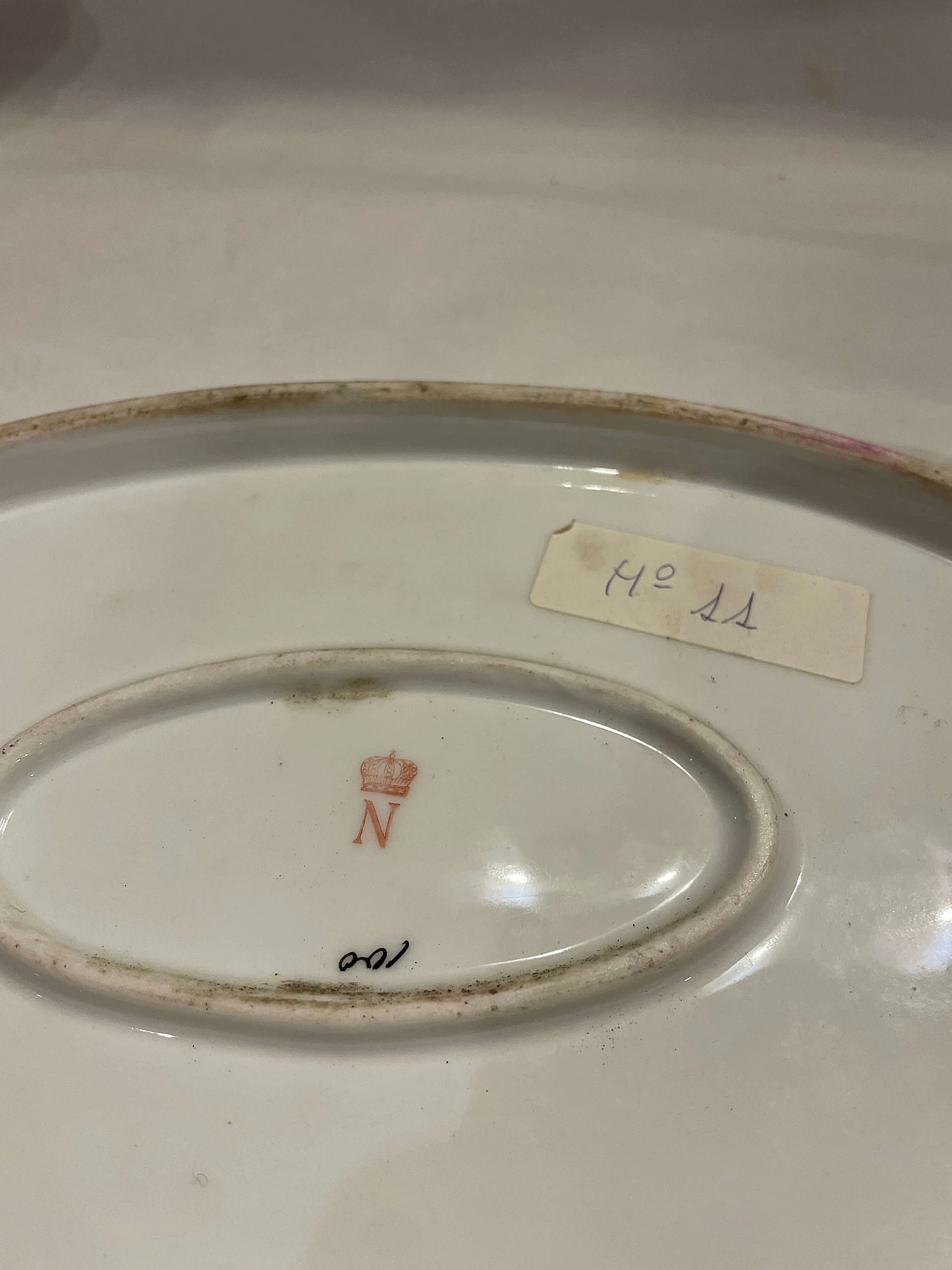 Coppia di piatti con ritratto di Napoleone in porcellana di KPM 10