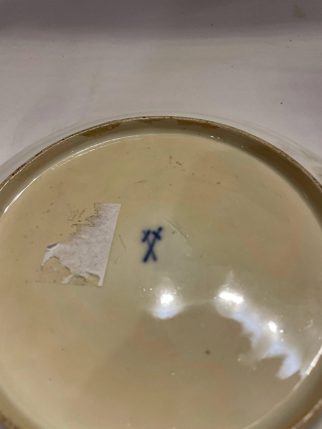 Piatto in ceramica Meissen con decorazioni naturali, 1770 4