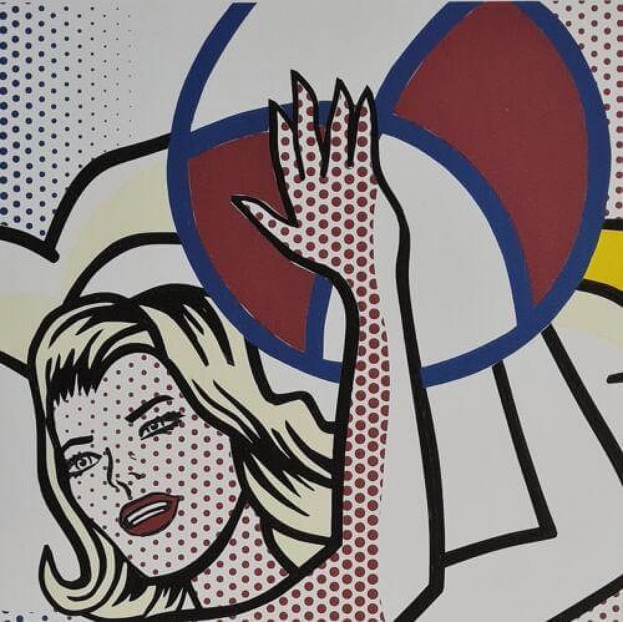 Roy Lichtenstein, Volleyball, lithography, 1980s 12