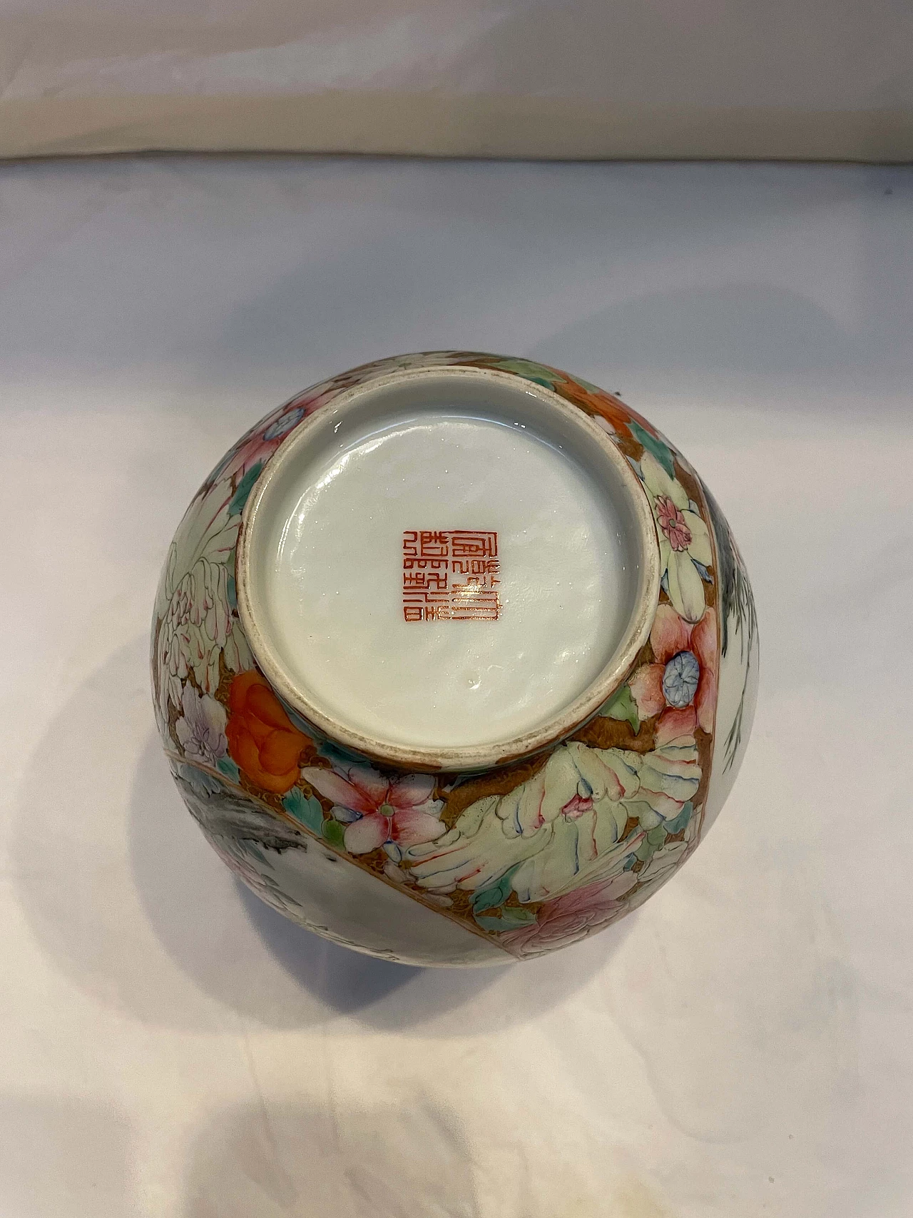 Vaso Qianlong in ceramica smaltata, 1770 8