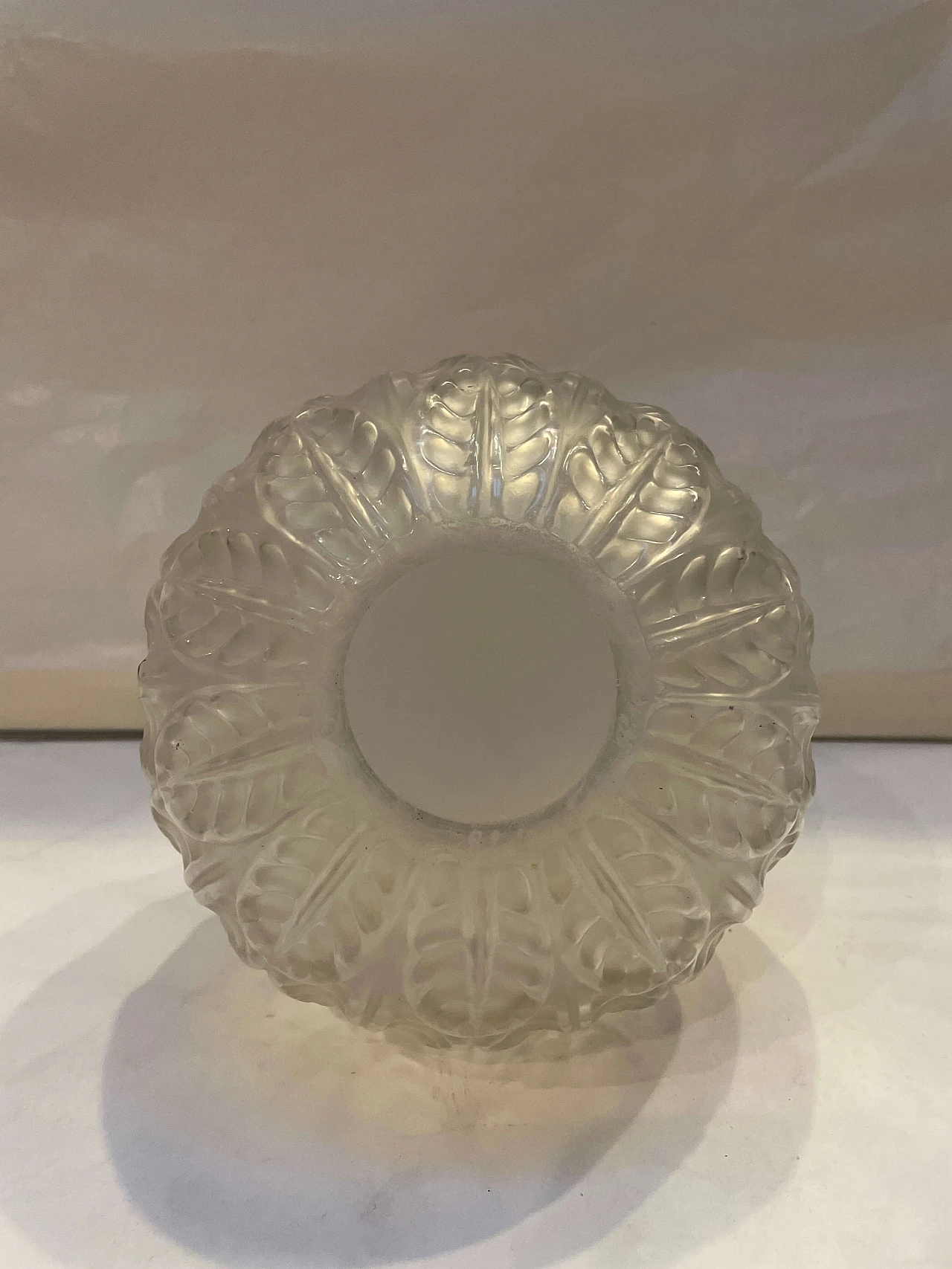 Vaso Malesherbes in vetro trasparente di Rene Lalique, 1927 2