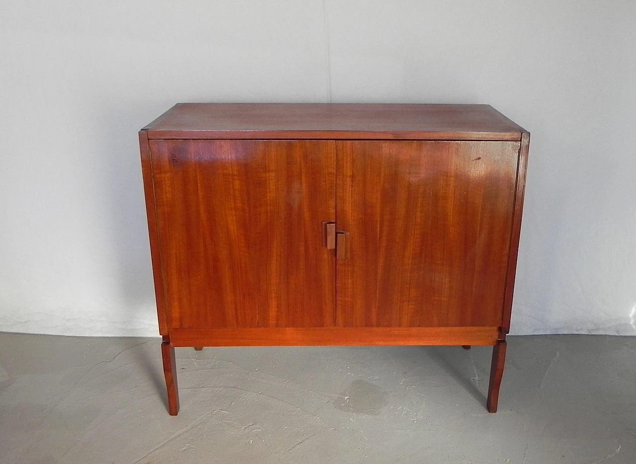 Mahogany-covered plywood modular sideboard, 1960s 17