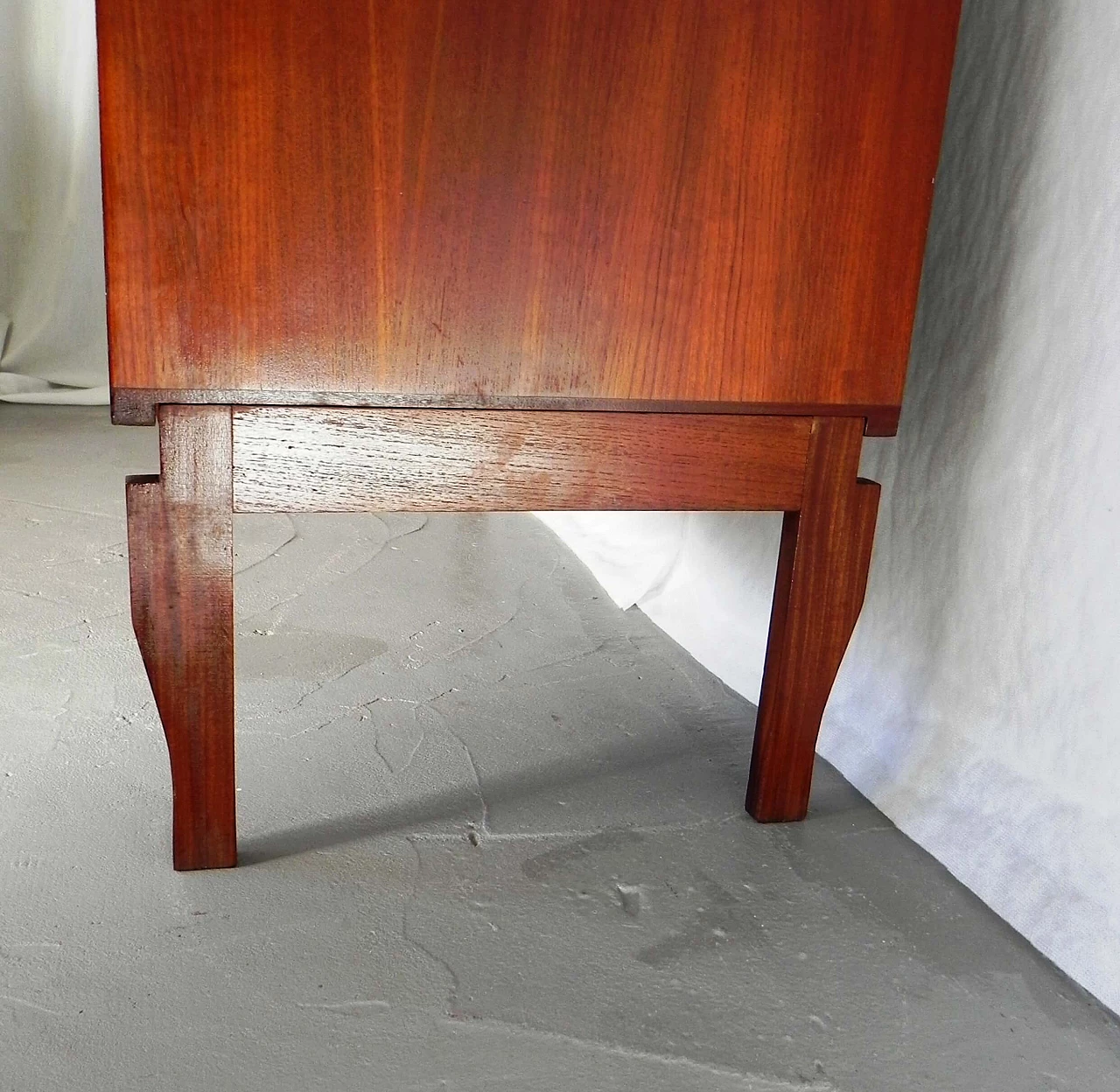 Mahogany-covered plywood modular sideboard, 1960s 19