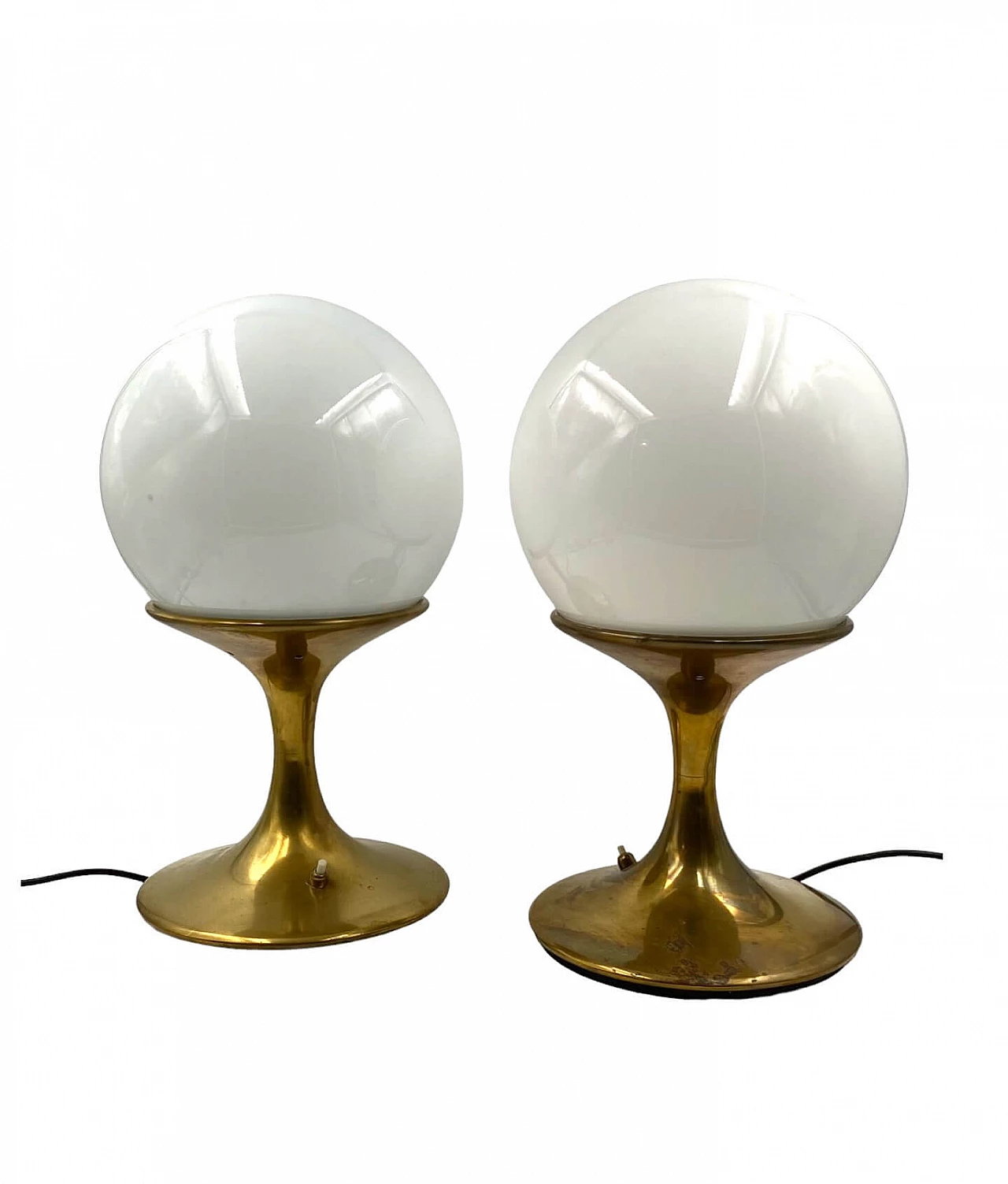 Pair of table lamps attributed to Ingo Maurer for Stilnovo, 1960s 7