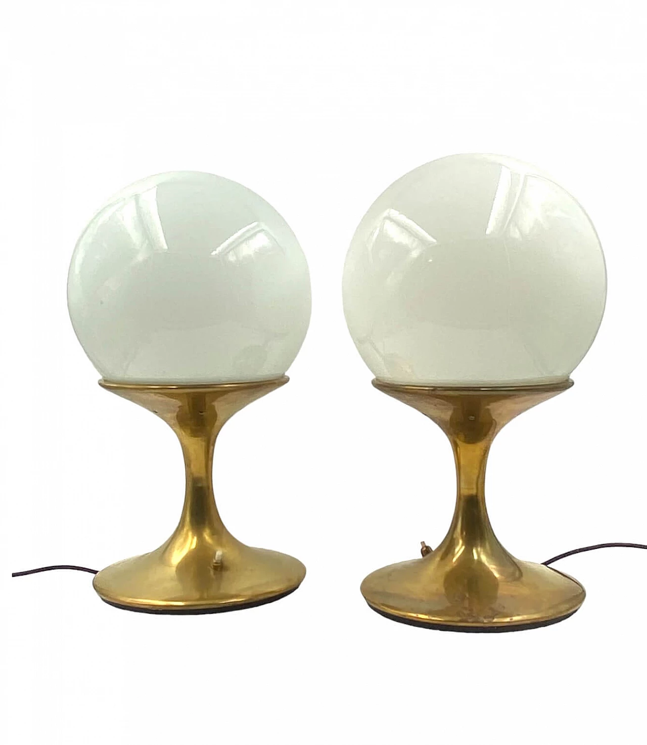 Pair of table lamps attributed to Ingo Maurer for Stilnovo, 1960s 9
