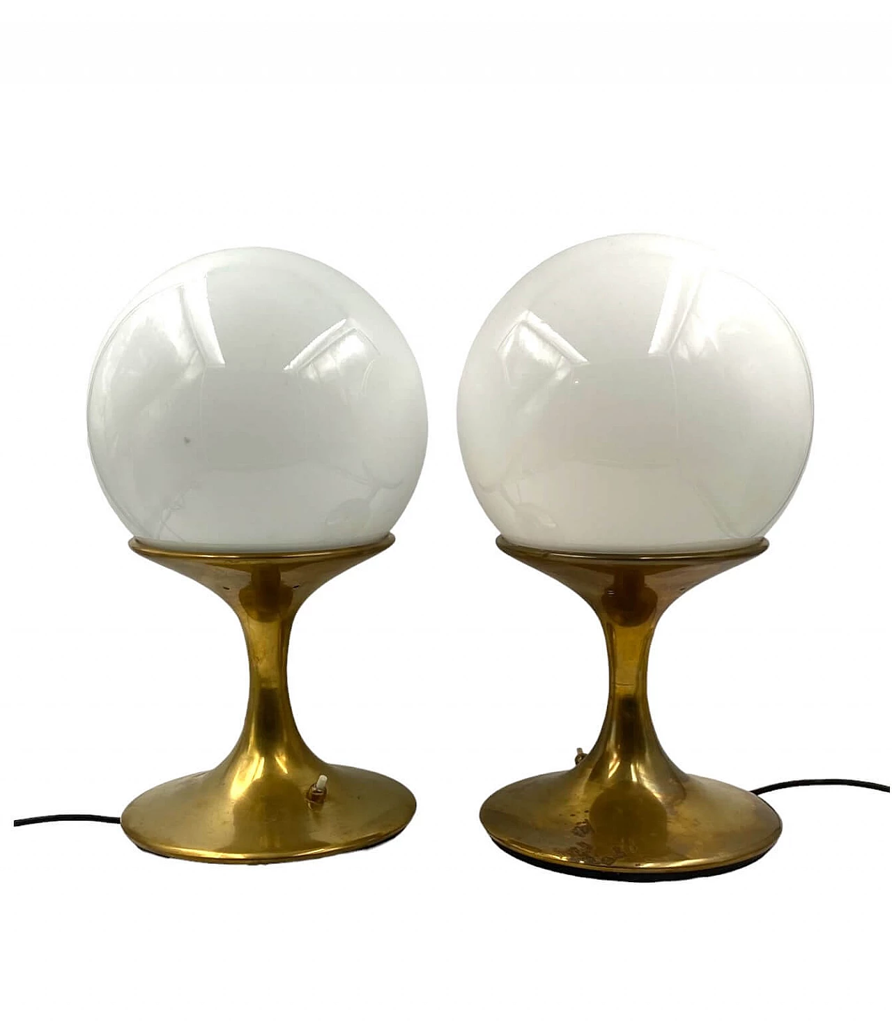 Pair of table lamps attributed to Ingo Maurer for Stilnovo, 1960s 13