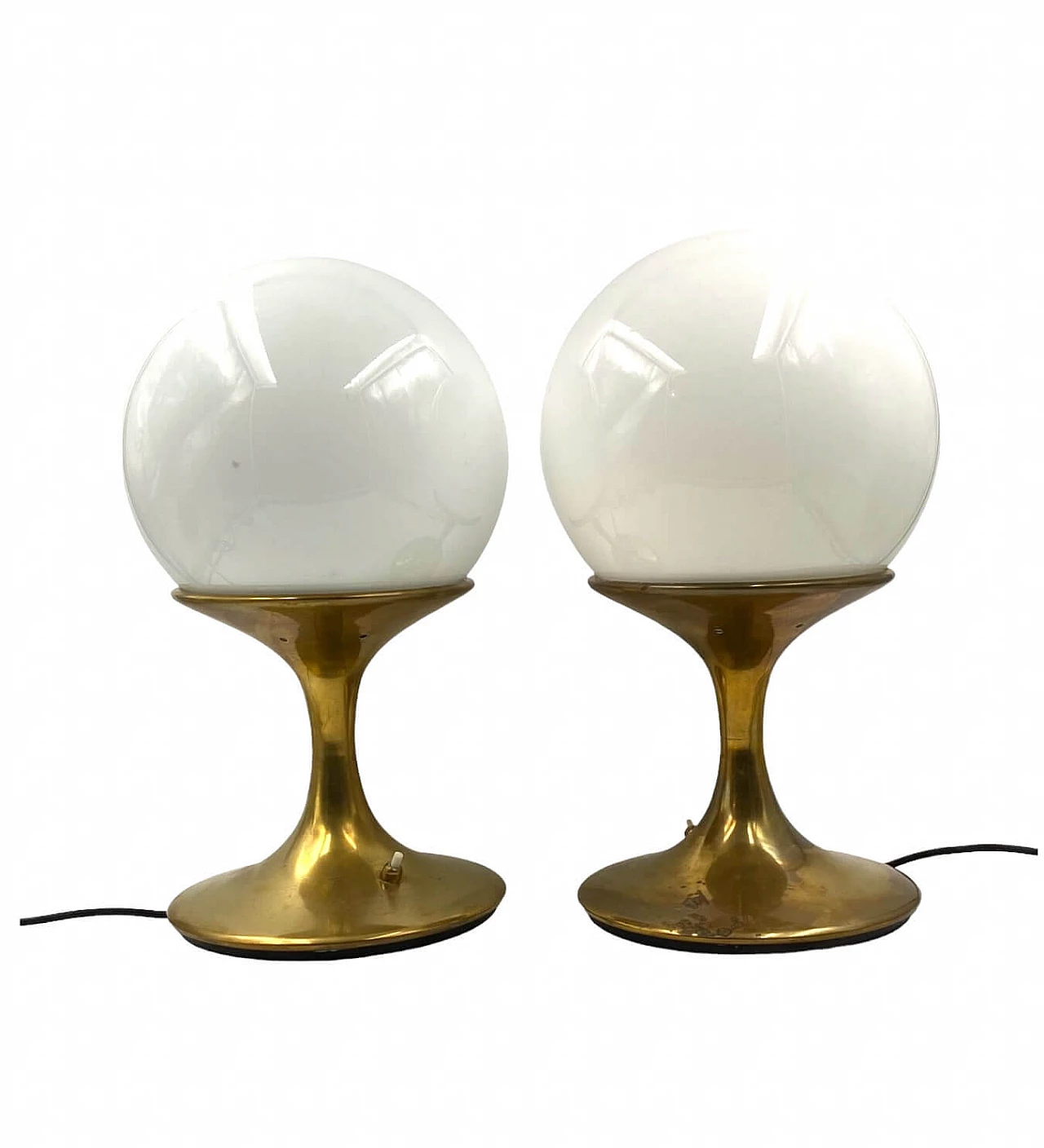 Pair of table lamps attributed to Ingo Maurer for Stilnovo, 1960s 14