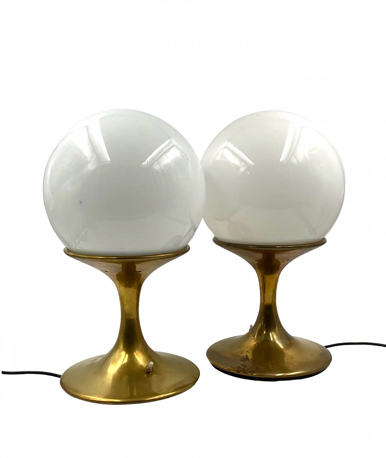 Pair of table lamps attributed to Ingo Maurer for Stilnovo, 1960s 15