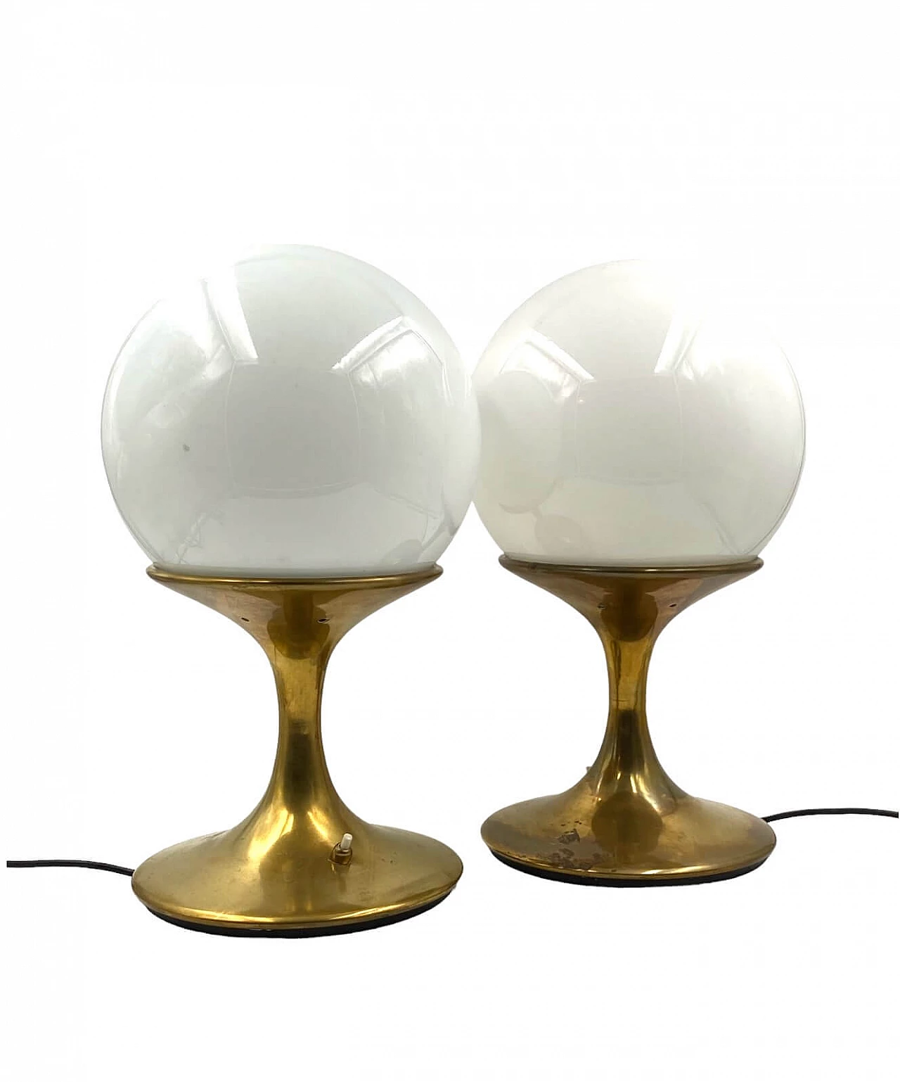Coppia di lampade da tavolo attribuite a Ingo Maurer per Stilnovo, anni '60 16