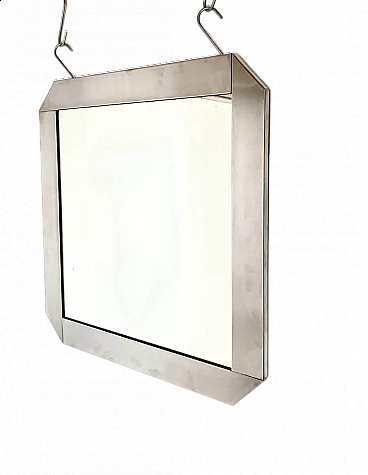 Specchio in acciaio di Valenti, anni '70