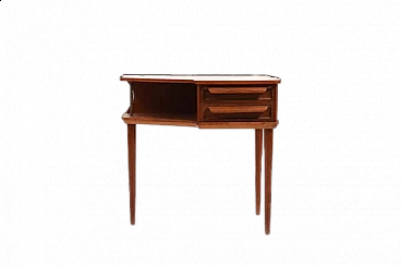 Tavolino in teak di Johannes Andersen per CFC Silkeborg, anni '50