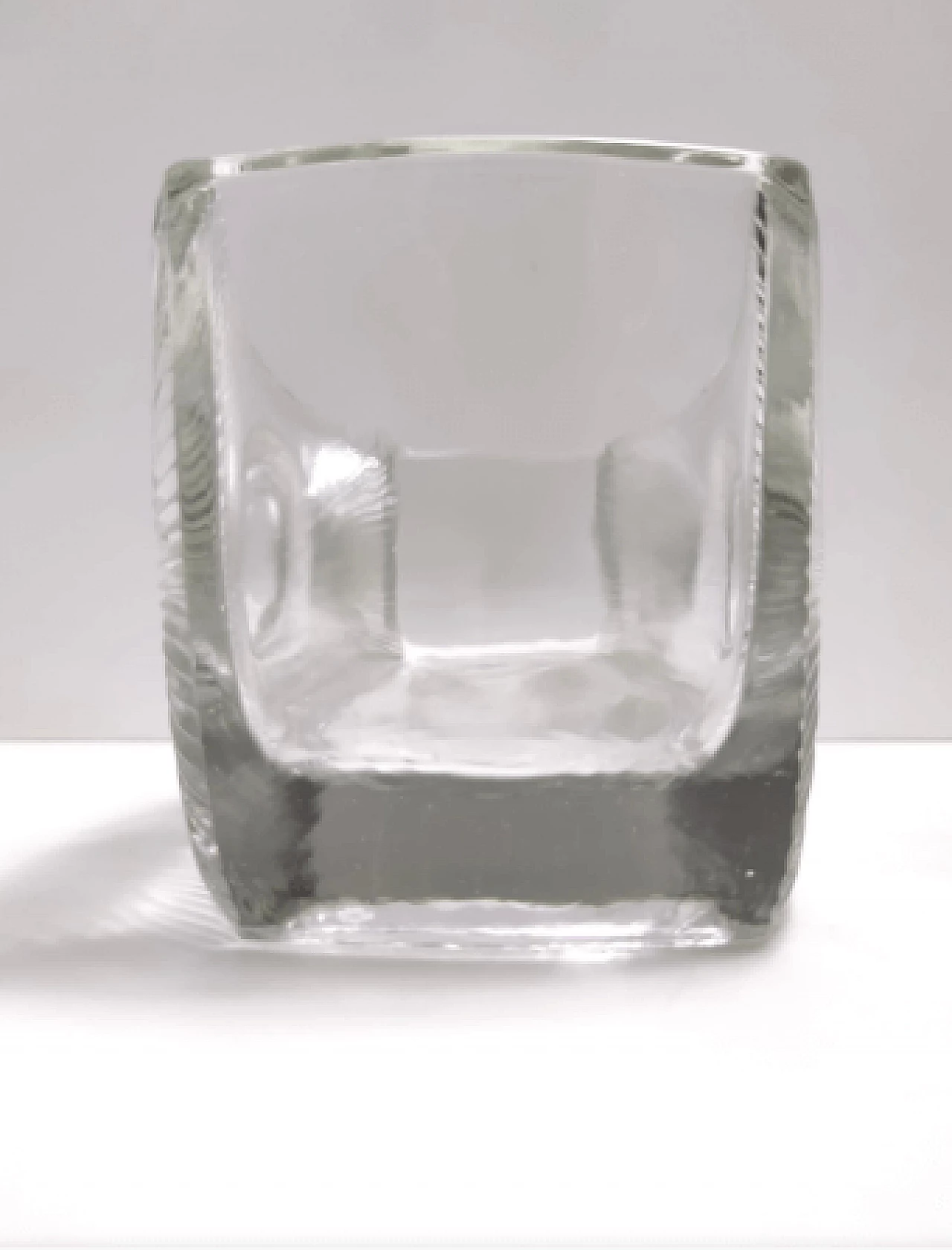 Vaso SUN in vetro pressato di Rudolf Jurnikl per Sklárna, 1969 6