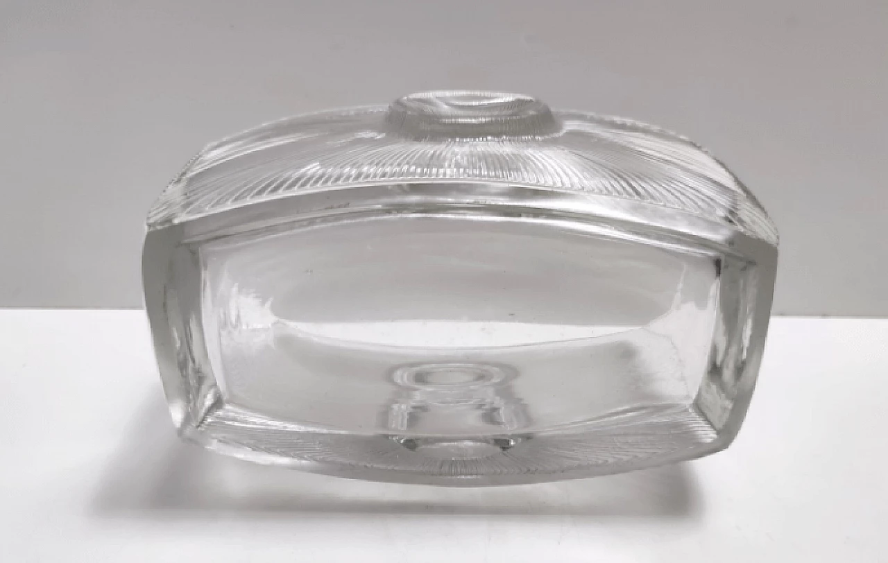 Vaso SUN in vetro pressato di Rudolf Jurnikl per Sklárna, 1969 8