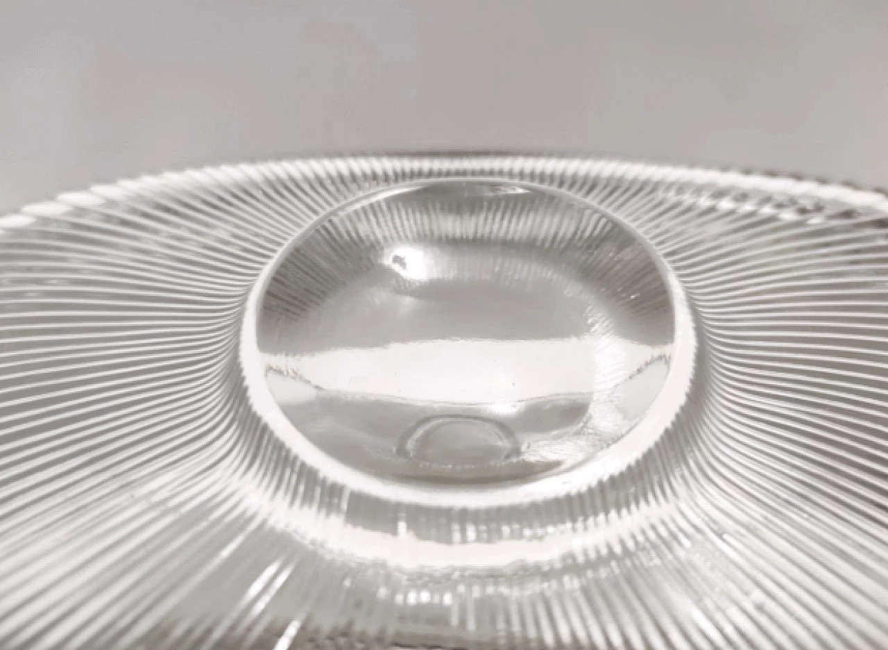 Vaso SUN in vetro pressato di Rudolf Jurnikl per Sklárna, 1969 9